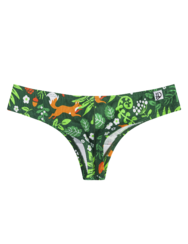 Veselé dámské brazilské kalhotky Lesní zvířátka
