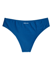 Mélykék bikinialsó magasított derékkal