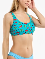 Veselá sportovní plavková podprsenka Melounová sezóna