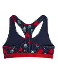 Women's Bralette Ladybugs & Poppy Flowers
