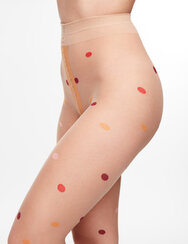 Nylon Tights Small Dots