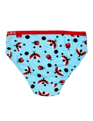 Vidám lányka alsó Katicák és pöttyök