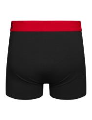 Piros-fekete férfi bokszeralsó