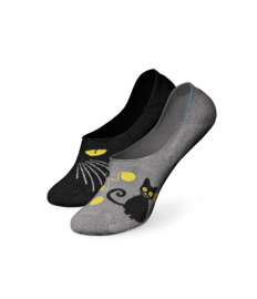 Vrolijke no-show sokken Kattenogen