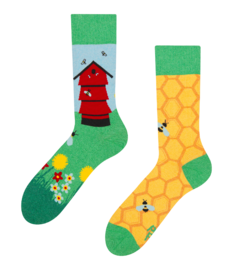 Vrolijke sokken van gerecycled katoen Bijenkorf