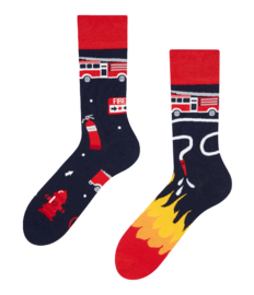 Vrolijke sokken Brandweerman