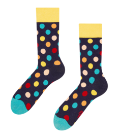Vrolijke sokken Kleurrijke stippen