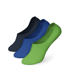 Katoenen no-show sokken 3-pak Natuur