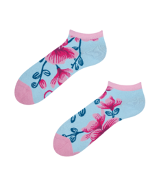 Vrolijke enkelsokken Orchidee