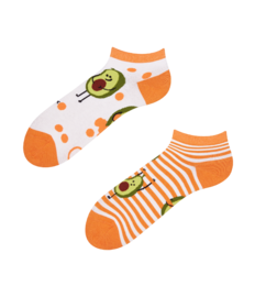 Vrolijke enkelsokken Vrolijke avocado
