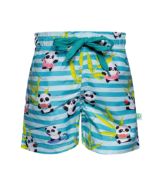 Vrolijke zwemshorts voor jongens Vakantie panda
