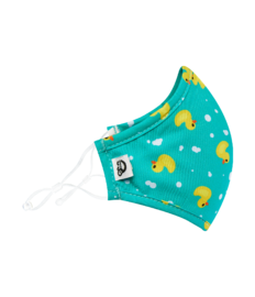 Vrolijk antibacterieel mondkapje voor kinderen Eenden