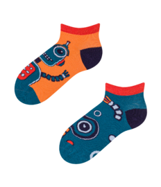 Vrolijke enkelsokken voor kinderen Robot