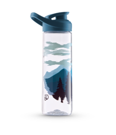 Lustige Wasserflasche Morgenberge 700 ml