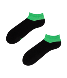 Zwart en groene enkelsokken Symfonie