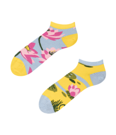 Vrolijke enkelsokken Waterlelie