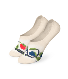 Vrolijke no-show sokken Frambozen