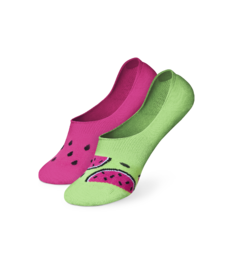 Vrolijke no-show sokken Sappige watermeloen