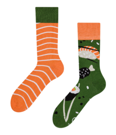 Vrolijke sokken Sushi-tijd