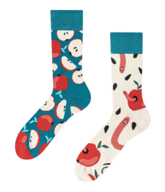 Vrolijke sokken Rode appel