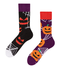 Vrolijke sokken Enge pompoen