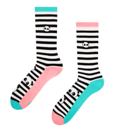 Vrolijke sportsokken Zwart & wit panda