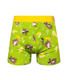 Vrolijke herentrunks Party luiaard