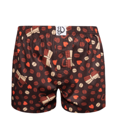 Vrolijke herenboxershorts Koffieliefde