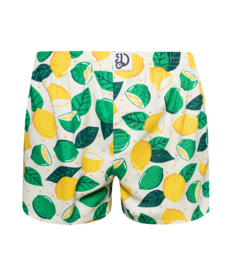 Vrolijke herenboxershorts Limoen & citroen
