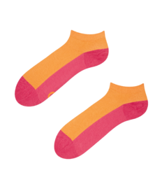 Roze enkelsokken Voetafdruk