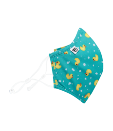 Vrolijke antibacterieel mondkapje Eenden – grote maat