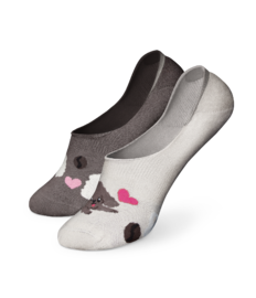 Vrolijke no-show sokken Puppuccino