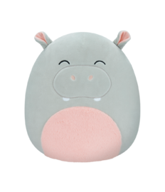 Squishmallows Harrison het grijze nijlpaard, 30 cm