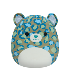 Squishmallows Enos het donkergroene luipaard, 30 cm