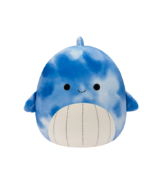 Squishmallows Samir de blauwe vinvis, 35 cm