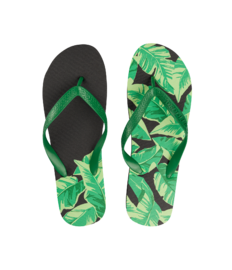 Vrolijke flip-flops Bananenbladeren