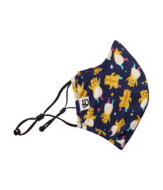 Vrolijk antibacterieel mondkapje Party hamsters – medium