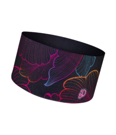 Vrolijke functionele hoofdband Abstracte bloemen