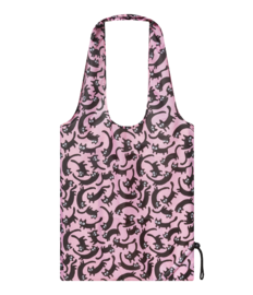 Vrolijke boodschappentas Roze katten