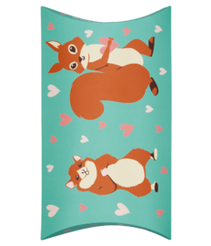 Geschenkdoos ovaal Hamster en eekhoorn