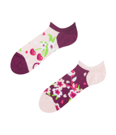 Vrolijke sneakersokken Kersenbloesem
