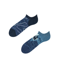 Wesołe skarpetki do sneakersów Nocny rybak