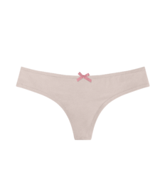 Beige Braziliaanse damesslips