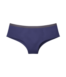 Denimblauwe hipsterslips voor dames