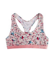 Vrolijke damesbralette Vogels in de lijsterbes