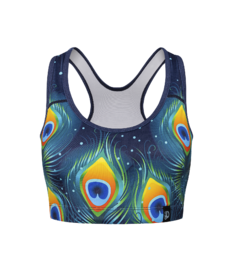 Vrolijke sport-bh Pauwenveer