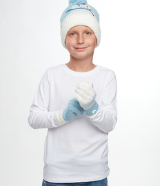 Vrolijke kindermuts Sneeuwtijd