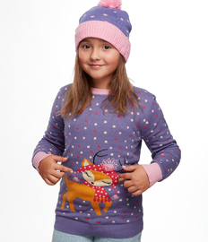 Vrolijke kindermuts Schattig hert