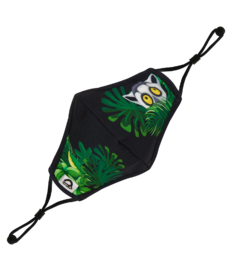 Vrolijk antibacterieel mondkapje voor kinderen Maki