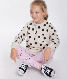Vrolijke katoenen kinderlegging Roze dalmatiërs